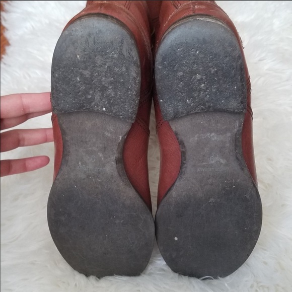 Madewell 1937 Cognac tall leather riding boot - Picture 5 of 7